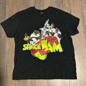Space Jam Black Graphic Tee